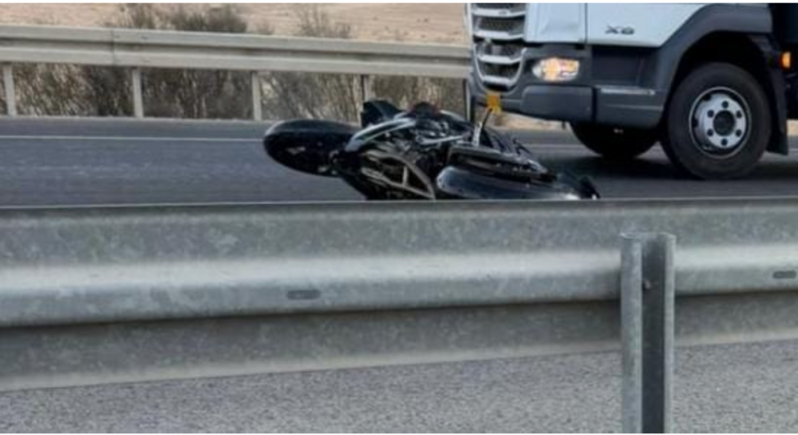 مصرع شاب بحادث دراجة نارية قرب عرعرة في النقب